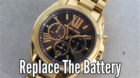 changing battery on michael kors watch|michael kors smart watch battery.